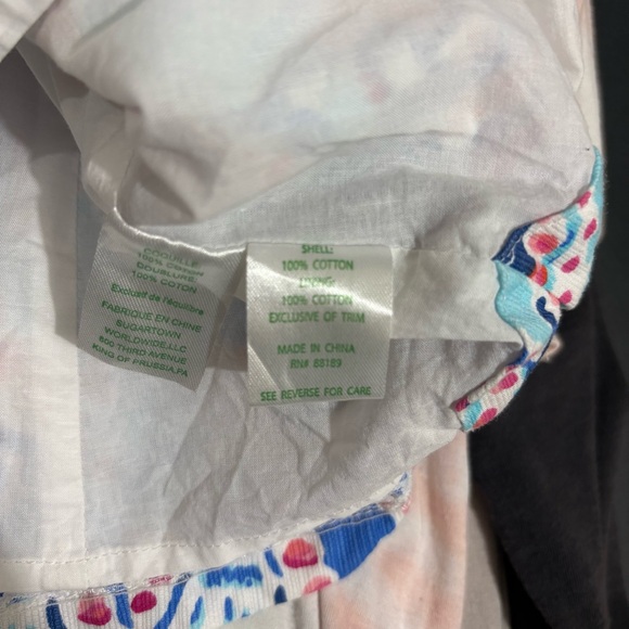 Lilly Pulitzer “Annabelle” seashell printed textured appliqué tank top (size 6) - Picture 5 of 6